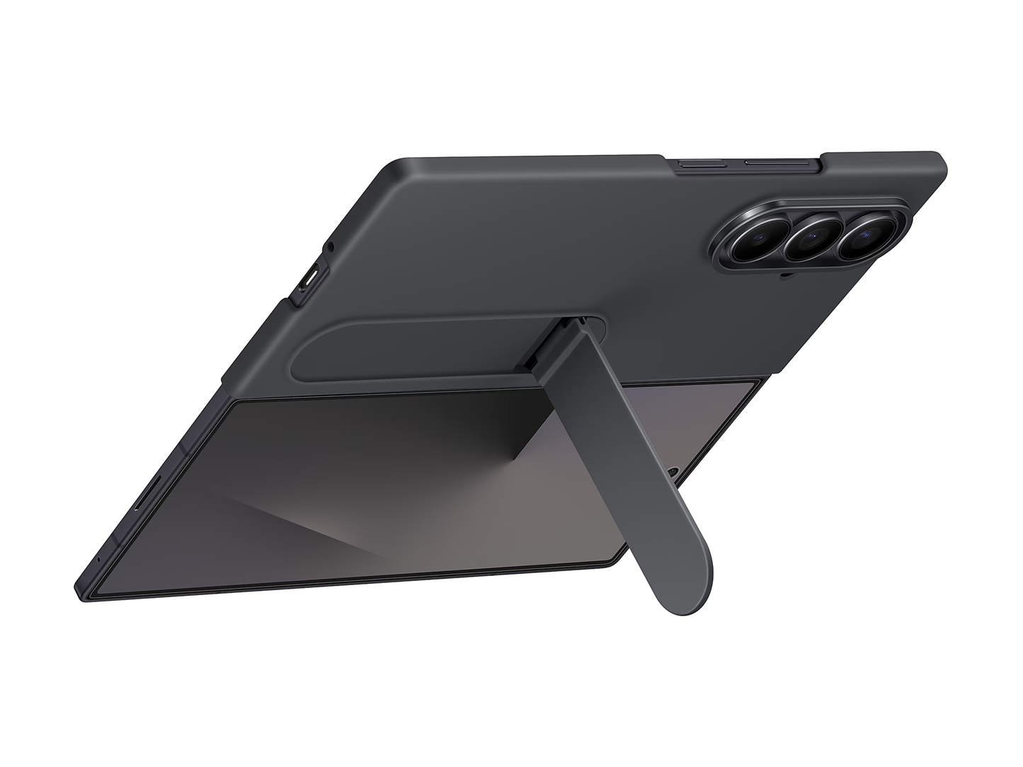 Samsung Galaxy Z Fold7 Silicone Case With Anti-reflecting Screen Protector Film - South Port™