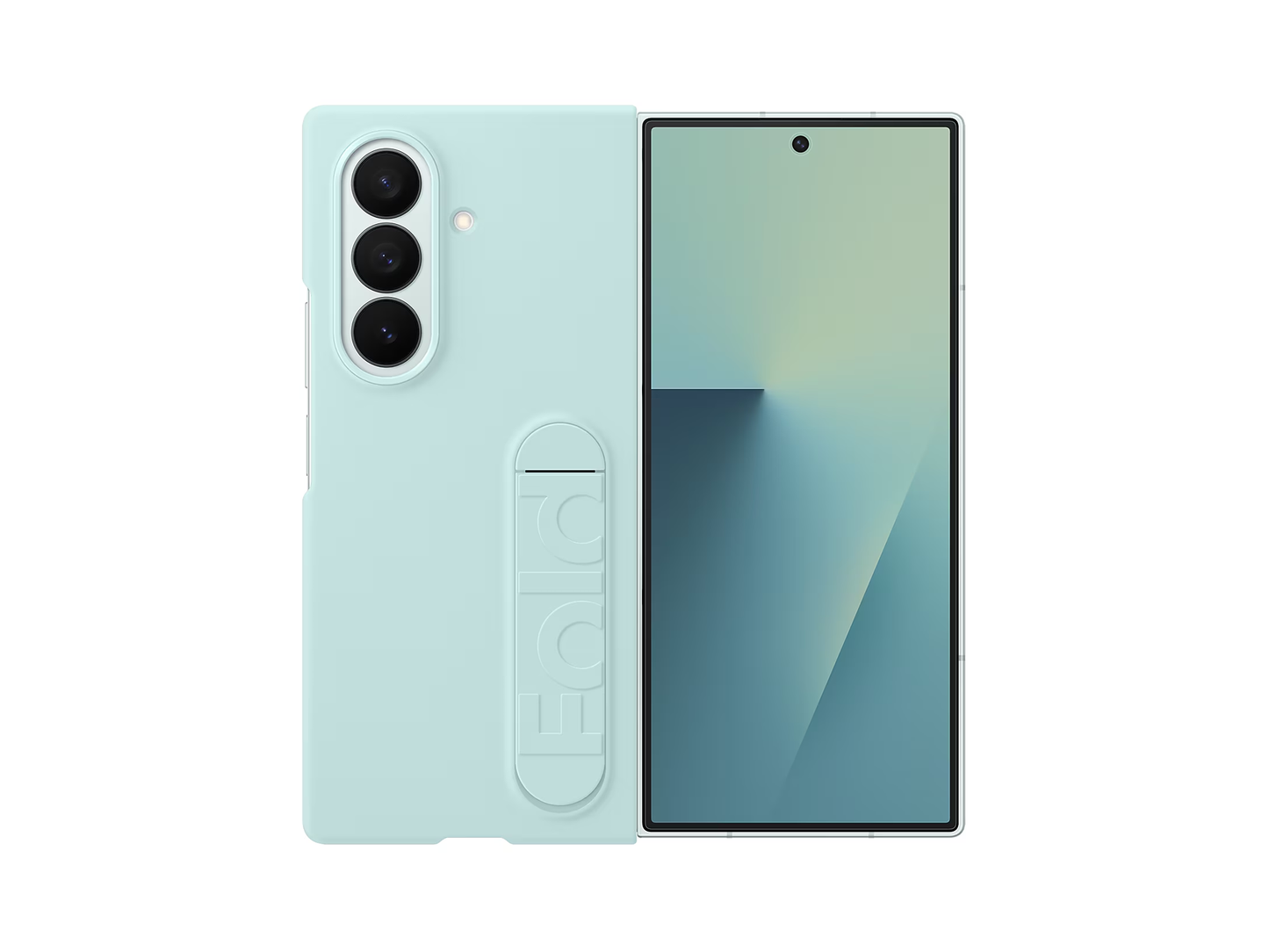 Samsung Galaxy Z Fold7 Silicone Case With Anti-reflecting Screen Protector Film - South Port™