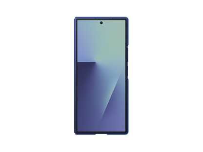 Samsung Galaxy Z Fold7 Silicone Case With Anti-reflecting Screen Protector Film - South Port™