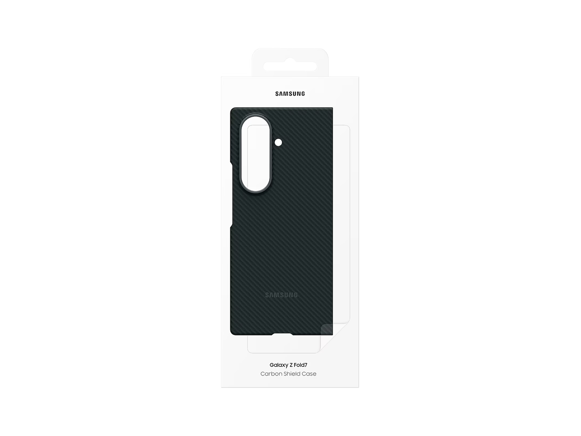 Samsung Galaxy Z Fold7 Carbon Shield Case With Anti-reflecting Front Screen Protector Film - South Port™